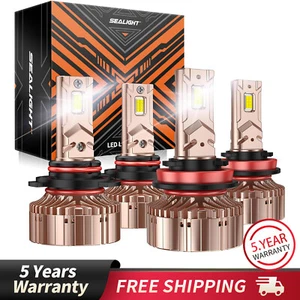 SEALIGHT X6S 9005/HB3 H11/H8/H9 Combo Bulbs 9005 H11 Focused Beam Bulbs 4pcs - Picture 1 of 10