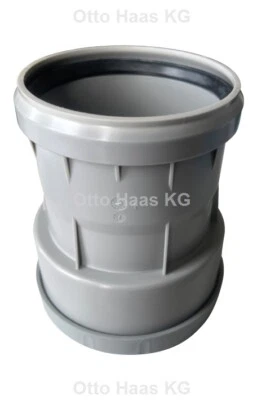 HT/SML - Rohrverbinder DN110 / DN100 Verbinder SML HT Rohre  - Bild 1 von 2