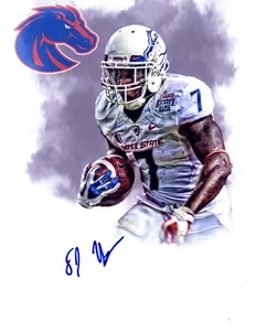 DJ Harper Boise State Broncos signed Autogramm Football Foto 2013 Draft d - Bild 1 von 1