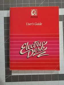 Vintage Electric Desk User's Guide Alpha Software Corporation Book - Picture 1 of 5