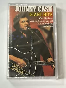 Johnny Cash Giant Hits (Cassette, 1993) Sony Music, Sealed - Picture 1 of 15