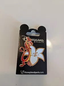 Mushu (Mulan) Lotus Flowers March 2020 Series Disney Land Paris Dlrp Dlp Pin - Picture 1 of 2