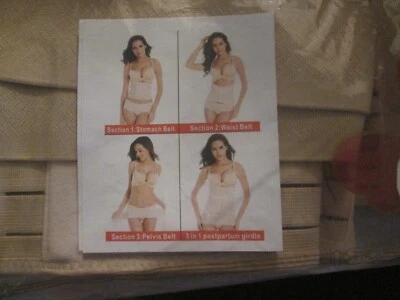 CINTURÓN DE RECUPERACIÓN POSPARTO Envoltura Estómago/Vientre/Cintura/Cintura Cinturón Pelvis talla 42/95 NUEVO Foto 1 de 2