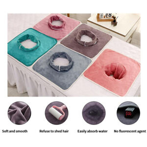 35 * 35 cm table de massage beauté SPA serviette faciale planchée avec lit trou bandana
