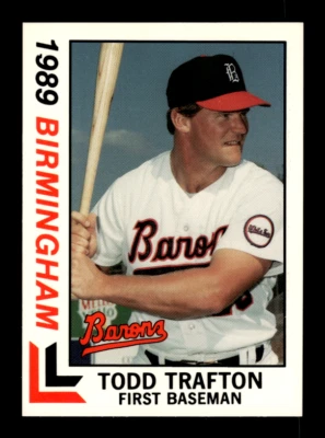 1989 Best # 19 Todd Trafton Card (ML) Birmingham Barons Chicago White Sox - Image 1 of 2