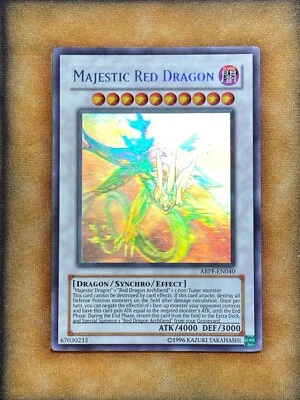 Yugioh Majestic Red Dragon ABPF-EN040 Ghost Rare MP - Image 1 of 4