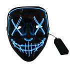 Neon Stitches LED Mask Light Up Costume Purge Cosplay Mask Light Halloween Props