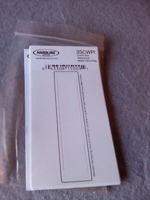 Lot Of 10 Hardline 3SCWPI 3" Waterproof Self Adhesive Boat Sticker - Image 1 of 2