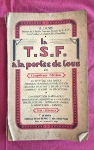 livre technique /   la T.S.F. a la portée de tous  ; 8-1934   / 320 pages - Imagen 1 de 2