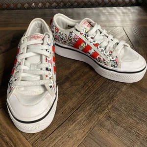 Adidas Sanrio Hello Kitty Colaboración Plataforma Zapatos Tenis US4.5 UK4 JP230 - Imagen 1 de 7