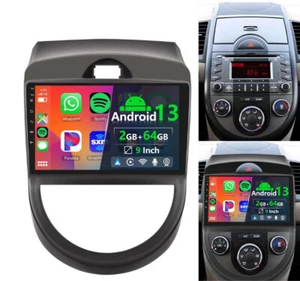 2+64G Carplay For Kia Soul 2010-2013 Android 13 GPS WIFI Navi Car Stereo Radio - Picture 1 of 20