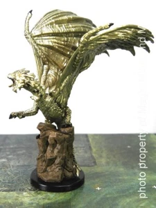 Maze of Death ~ MEDIUM COPPER DRAGON #39 Pathfinder Battles rare mini gold brass - Picture 1 of 4