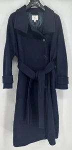 Banana Republic ITALIAN MELTON TRENCH COAT 560800. Large. Navy. MSRP $450 - Picture 1 of 6