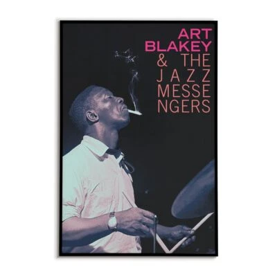 Art Blakey & the Jazz Messengers Poster | Retro Jazz Wall Art