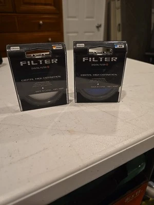 K&F Concept Circular Orange & Blue Gradual Lens CPL Lens Filters slim 58mm 2pcs - Image 1 of 4