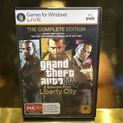 Grand Theft Auto IV & Episodes From Liberty City - GTA ROM USED PC GAME Windows - Image 1 of 4