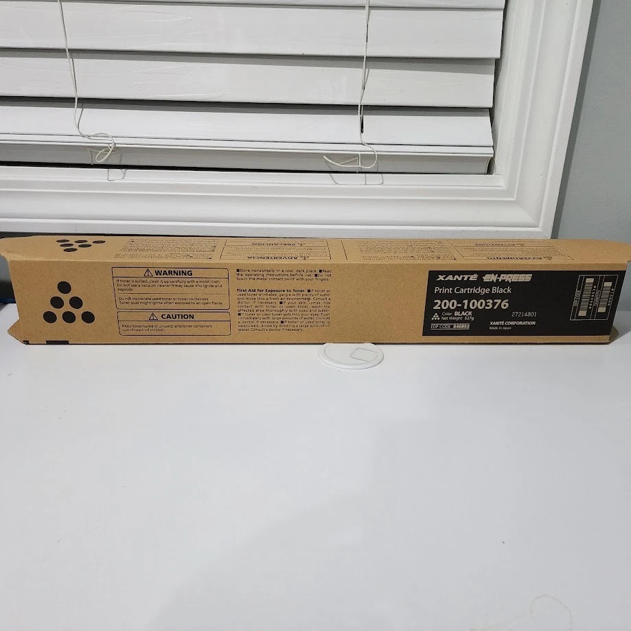 Xante En/Press Black Toner 200-100376 - Image 1 of 1