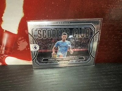 2021-22 Panini Prizm Scorers Club FERRAN TORRES Silver Holo #9 Manchester City - Image 1 of 2