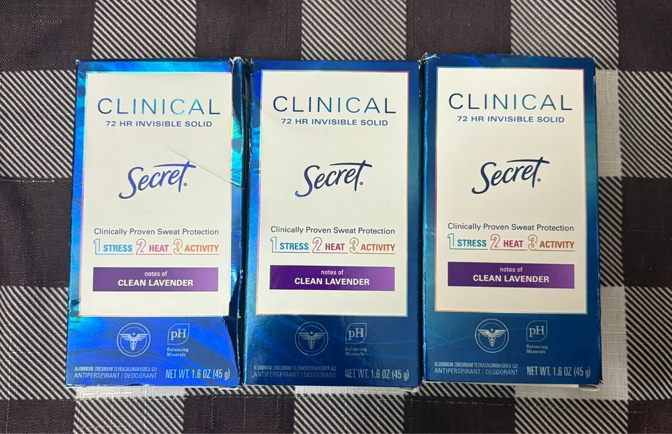 3 Secret Clinical Strength  Clean Lavender Antiperspirant & Deodorant 1.6 Exp 27 - Image 1 of 1