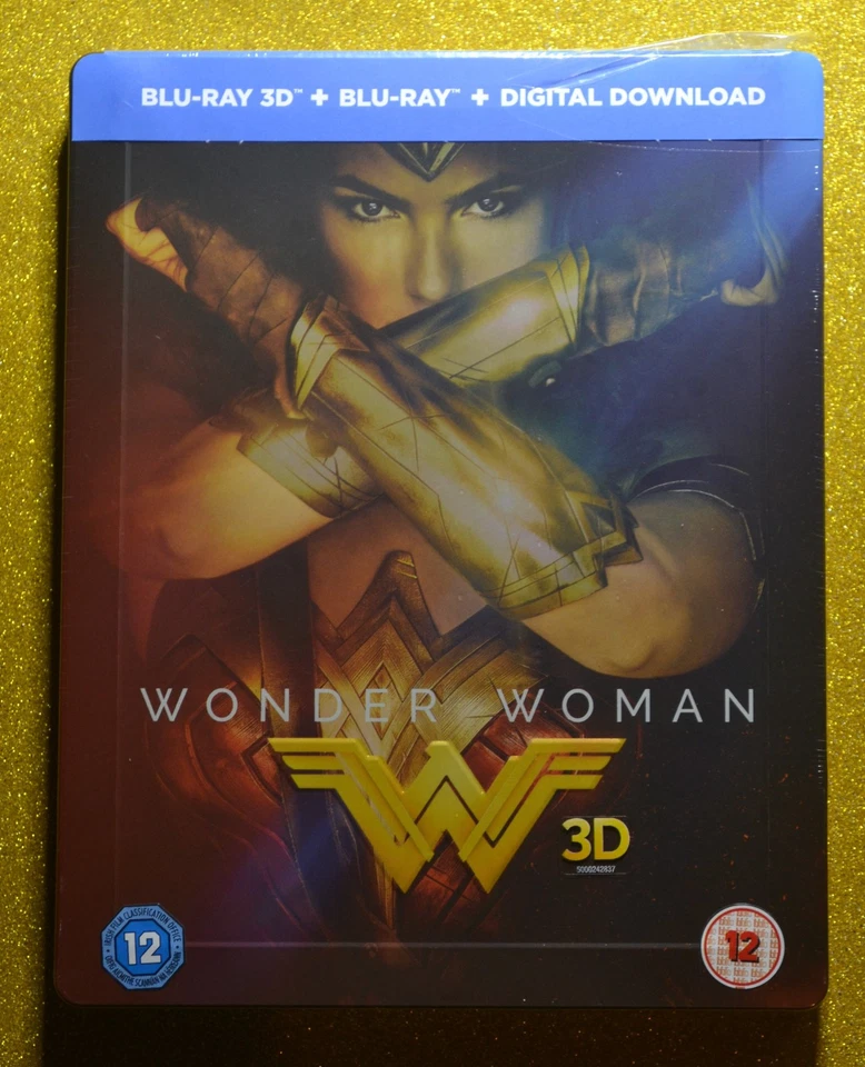 Wonder Woman Steelbook 3D + Bluray UK Edition New & Sealed - Image 1 of 4