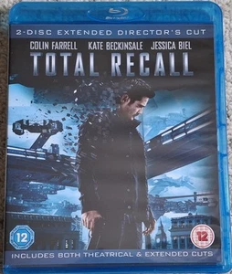 TOTAL RECALL BLU-RAY 2 DISC EXTENDED DIRECTORS CUT COLIN FARRELL KATE BECKINSALE - Picture 1 of 2