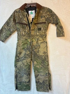 Liberty Rugged Outdoor Gear Coveralls Camo Youth Size 12 Insulated Zip Leg Comfy - Picture 1 of 10