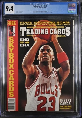 Trading Cards All Sport Magazine Jan.1994 Vol. 3  #8 MICHAEL JORDAN CGC 9.4 - Image 1 of 3