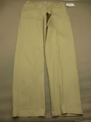NUEVO CON ETIQUETAS LIZ&ME Talla 16WT Mujer Beige Mezcla de Algodón Cintura Elástica Pantalones de Vestir 935 Foto 1 de 4