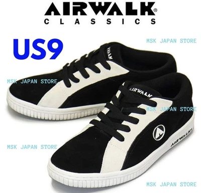 AIRWALK ONE AWC1003 SS25 Negro Blanco Gamuza Zapatillas Años 90 Reimpresión... - Imagen 1 de 4
