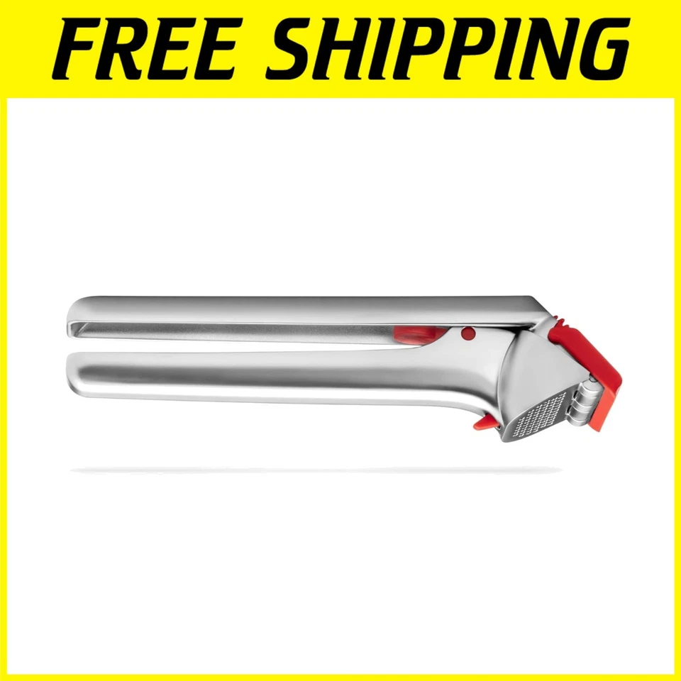 Инновационный пресс и очиститель чеснока с эжектором для пилинга — идеально подходит для легкого приготовления - Изображение 1 из 4