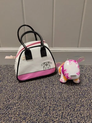 Hasbro Sega 2007 Interactive I-Dog I Dog Robot Dog White W/ Pink Flower Working - Image 1 of 4