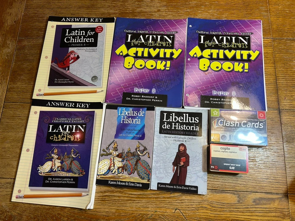 Latin For Children Primer B Various Book Bundle And Clash Cards - Image 1 of 2