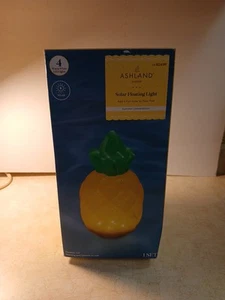 Ashland Solar Floating Pineapple Pool LED Light - Picture 1 of 9