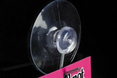 Sign Holders Suction Cups with Metal Hook-1 3/4" Diameter- 25 LOT - Image 1 of 2