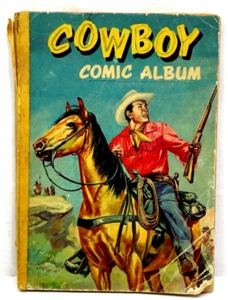 Vintage COWBOY Comic Album No.4 1954 Collectible Western - Picture 1 of 19