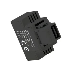 Einbau-Netzteil Keystone USB-A Buchse 3A Farbe Schwarz Fanton 82897 - Bild 1 von 5