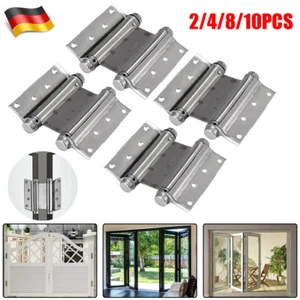 10XEdelstahl Pendeltürscharnier Pendeltürband Schwingtüre Türscharnier Scharnier - Bild 1 von 14