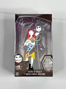 NIGHTMARE BEFORE CHRISTMAS Jack & Sally 7" Vinyl Figure 30th Anniversary - Picture 1 of 10