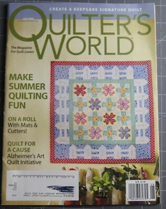 QUILTERS WORLD MAGAZINE  Quilt Magazine June 2009 - Picture 1 of 2