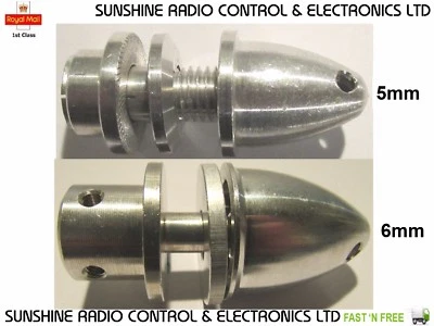 Propeller Prop Adapter For 5mm Or 6mm Shafts EMP High Quality Machined Aluminium