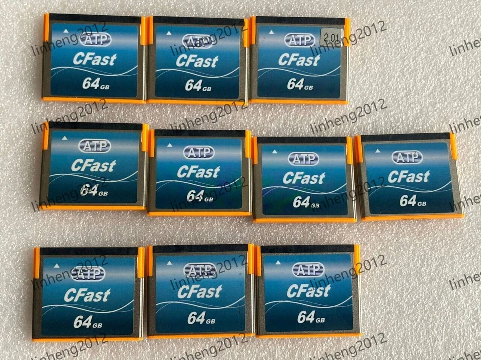 10PCS   ATP  64GB CFAST  CFast card - Image 1 of 3