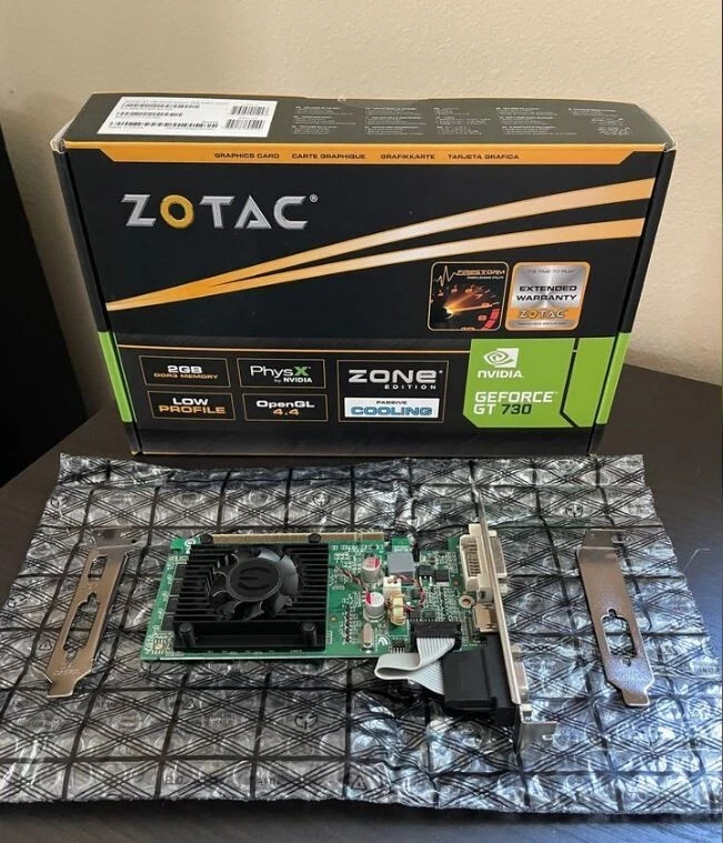 ZOTAC NVIDIA GeForce GT 730 Zone Edition 2GB DDR3 Graphics Card... - Image 1 of 1