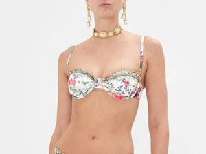 NWT- Camilla "Plumes and Parterres" Underwire Swimsuit Bikini Top - US 12/XLarge - Picture 1 of 3