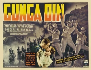GUNGA DIN - 1939 DVD-Cary Grant - Public Domain DVD NO CASE - Picture 1 of 1