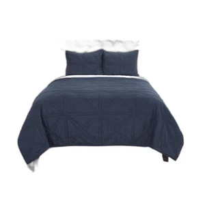 Indigo Twin Extra Long 100% Cotton 300 Thread Count Machine Washable Down Alt... - Picture 1 of 9