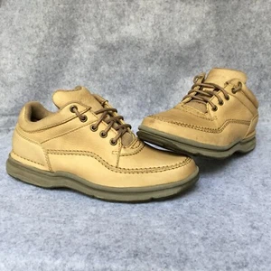 Rockport ProWalker World Tour Classic Lace Up Shoes, Women size 7W (Tan Nubuck) - Picture 1 of 9