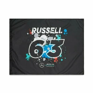 Mercedes Benz AMG Petronas F1 George Russell #63 Flag - Black - Picture 1 of 1
