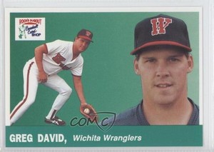 1991 Rock's Dugout Wichita Wranglers Greg David #13