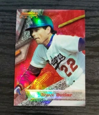 1994 Bowman's Best Refractor #48 Brett Butler - Image 1 of 3