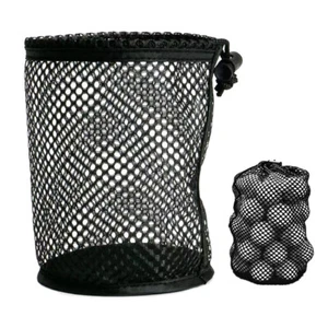 Carrying Mesh Net Bag Golf Ball Bag Golf Balls Pouch Storage Bag Golf Pouch UK - Picture 1 of 15